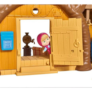 اسباب بازی ست خانه‌ی بزرگ میشا به همراه فیگور ماشا و میشا مدل Masha And The Bear - Big Bear House_اسباب بازی لوازم خانگی